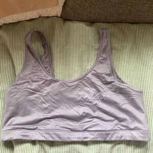 Women's Lavender Tommy John Sports Bra, Size L